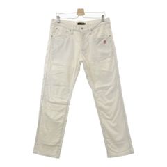 サイズ：M ROUGH&SWELL ラフアンドスウェル コーデュロイ ストレッチパンツ ホワイト系 [240101636473] ゴルフウェア メンズ ストスト