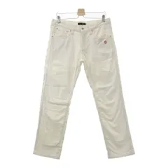 サイズ：M ROUGH&SWELL ラフアンドスウェル  コーデュロイ ストレッチパンツ  ホワイト系 [240101636473] ゴルフウェア メンズ ストスト