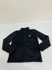 送料無料★adidas アディダス★ジャージ　トラックジャケット★キッズ　子供　130★ブラック　黒　#80309sjj1