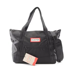ハンター HUNTER トートバッグ ナイロン ミディアム トップ クリップ UBS1201KBM ブラック ナイロン トップクリップ トート バッグ レディース 新品