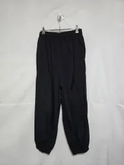 ザラ ブラック ワンタック ナイロン ジョガーパンツ レディース 26-28インチ 0309