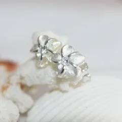 ハワイアンジュエリー ピアス シルバー silver925 プルメリア キャッチピアスシルバー925 女性 hawaiian jewely プレゼント ギフト