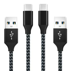 【2M/2本】USB Type-C ケーブル PS5/Switch コントローラー 充電コード QC3.0急速充電 高速データ転送 PS5、Switch、Xperia、aquos、Galaxy対応