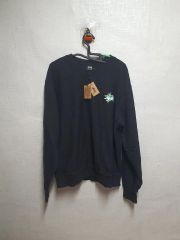 STUSSY ブラック スウェット TシャツL