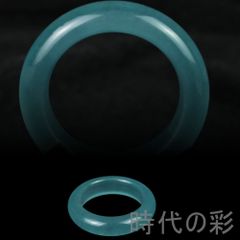 完璧な高氷種 精巧彫刻【丸型バングル】 サイズ：56×14mm - メルカリ