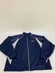 送料無料★asics アシックス★ジャージ　トラックジャケット★ネイビー★メンズ　Oサイズ　#80309sjj1