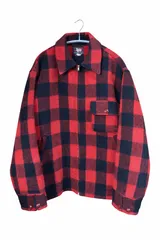 50s ウールジャケット　WOOLRICH 　バッファローチェック　赤×黒