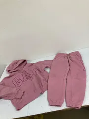 送料無料★GAP ギャップ★スウェット　上下セット　裏起毛パーカー　スウェットパーカー　セットアップ★ピンク　#80309sj166のサムネイル