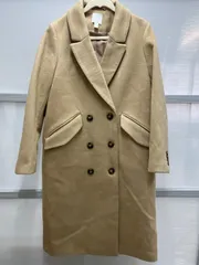 送料無料！！美品！H&M エイチアンドエム　レディースロングコート　イエローベージュ　サイズ34のサムネイル