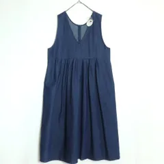 【美品】サマンサモスモス SM2★2WAYワンピース♪デニム ジャンスカ ギャザースカート サイズF 青系 z18471