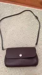 未使用！！コーチのレザーポシェット　２色使えるリバーシブル！！