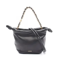 ロエベ LOEWE ハンドバッグ フラメンコパース バッグ ミニ A914CBPX031100 ブラック レザー 2wayショルダーバッグ レディース 新品