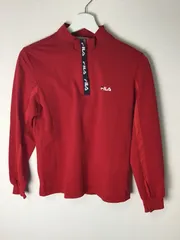 【FILA】長袖ポロシャツ サイズM