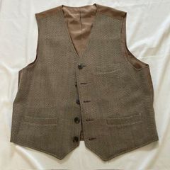 イタリア製 Endeavour Co. ウールツイード ベスト ブラウン S - メルカリ