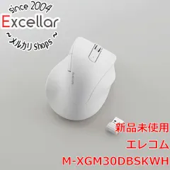 [bn:8] ELECOM製　静音 2.4GHz無線マウス Mサイズ　M-XGM30DBSKWH　ホワイト