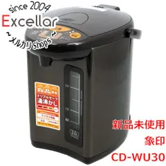 未使用品 ZOJIRUSHI 象印 CD-WU30-TM BROWN 電動ポット ユアサプライムス.com｜象印マホービン マイコン沸とう電動ポット