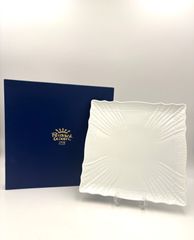 新品 未使用 箱付き ジノリ ベッキオホワイト スクエアプレート 22