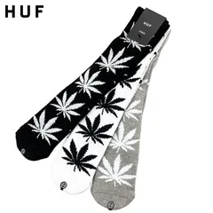新品 HUF ハフ ソックス 靴下 3足セット HUF-SK00465 クルーソックス メンズ 22～28cm ユニセックス 男女兼用のサムネイル