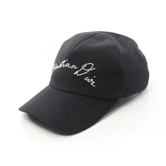 ディオール・オム DIOR HOMME キャップ 483C901I4511980M ブラック キャンバス ベースボールキャップ メンズ 未使用