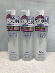 Cure キュア ナチュラルアクアジェル 250g 3本セット Natural Aqua Gel スキンケア ピーリングジェル 角質ケア キュア 無香料 無着色 無防腐剤 ジェル 敏感肌 角質落としのサムネイル