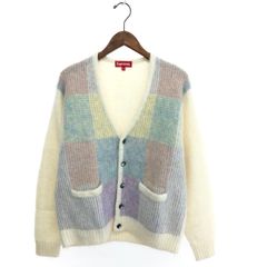 Supreme シュプリーム パッチワーク ケーブルニット カーディガン L 