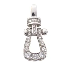 FRED フレッド フォース10 フル ダイヤ ダイヤモンド ネックレストップ ペンダントトップ ネックレス ペンダント パヴェ 750 K18 ホワイトゴールド WG 4730のサムネイル
