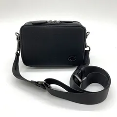 COACH コーチ クロスボディバッグ チャーター ミニバッグ 斜めがけ ショルダーバッグ 旅行 メンズ  ブラック 鞄 B16010◆