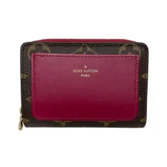 LOUIS VUITTON ルイヴィトン 二つ折り財布 モノグラムキャンバス フューシャ ポルトフォイユ ルー M82377