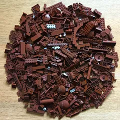 レゴ 正規品 中古 まとめ売り 約700g 茶色 大量 レゴブロック【管理番号：3250】