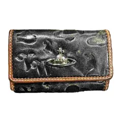 ヴィヴィアンウエストウッド Vivienne Westwood キーケース オーブ レザー 紺 ネイビー ■WGA