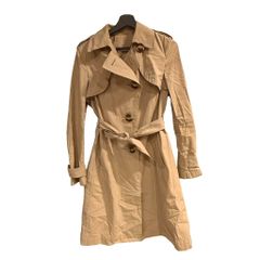 ダナキャランニューヨーク DKNY トレンチコート ベルト ダブル 4 ベージュ ■WGA