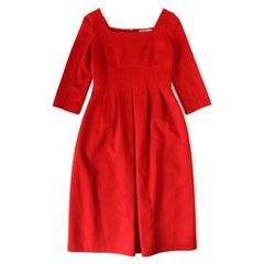 美品 フォクシーニューヨーク パレットワンピース 38 レッド系