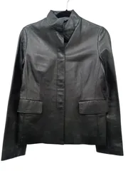MAB025　COMME CA DU MODE　コムサデモード　ラム レザージャケット 革のサムネイル