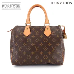 美品 ルイ ヴィトン LOUIS VUITTON モノグラム スピーディ 25 ハンド バッグ ブラウン M41528 ゴールド 金具 Speedy 25 90313943のサムネイル