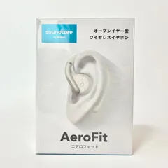 Anker soundcore AeroFit White A3872N21 アンカー サウンドコア エアロフィット オープンイヤー型 ワイヤレスイヤホン ホワイト A3872N21