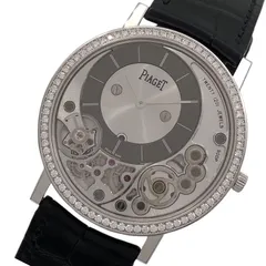 ピアジェ PIAGET アルティプラノ G0A39112 グレー K18WG/革ベルト 手巻き メンズ 腕時計のサムネイル