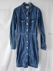 リーバイス デニムシャツ ワンピース デニムワンピース XS