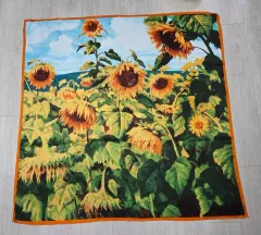 ひまわりスカーフ 130x130 大型