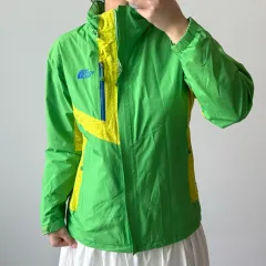 L ザノースフェイス ウィメンズ ライトグリーン ゴアテックス ウィンドブレーカー