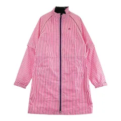 サイズ：L ADIDAS GOLF アディダスゴルフ  2way レインワンピース チェック柄 ピンク系 [240101641929] ゴルフウェア レディース ストスト
