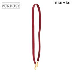 エルメス HERMES ショルダー バッグ ボックスカーフ レザー ブラック