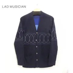 lad musician/ラッドミュージシャン/メリウールカーディガン/ネイビー/サイズ44/メンズ/F51045