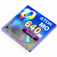 MOディスク 640MB TDK MO-R640MA Macintoshフォーマット済 未開封品のサムネイル