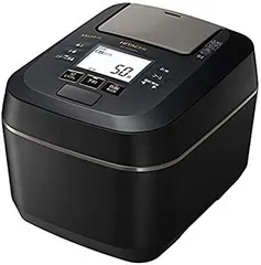 日立 圧力＆スチームIH炊飯ジャー(5．5合炊き) ふっくら御膳 フロストブラック RZ-W100DM-K