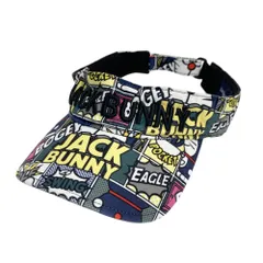 JACK BUNNY ジャックバニー ×ドラえもん サンバイザー 総柄 イエロー系 FR [240101636799] ゴルフウェア ストスト
