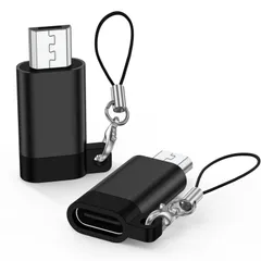 【特価商品】マイクロUSB変換アダプター 2個入り USB C to Micro USB 変換コネクタ type c to micro usb 変換アダプタ タイプC メス to マイクロUSB オス 10W急速充電 480Mbpsデータ転送 Xperia、G