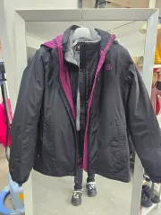 THE NORTH FACE ザノースフェイス ブラック パープル レディース 防寒 ジャケット