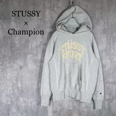 『STUSSY』ステューシー（S）STUSSY×Championリバースウィーブ プルオーバー パーカー