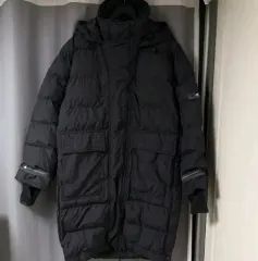 正規品 ステラー ブラック ダウンジャケット ロング丈 フードダウン