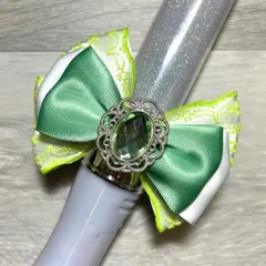 ペンライトリボン キンブレリボン グリーン 黄緑